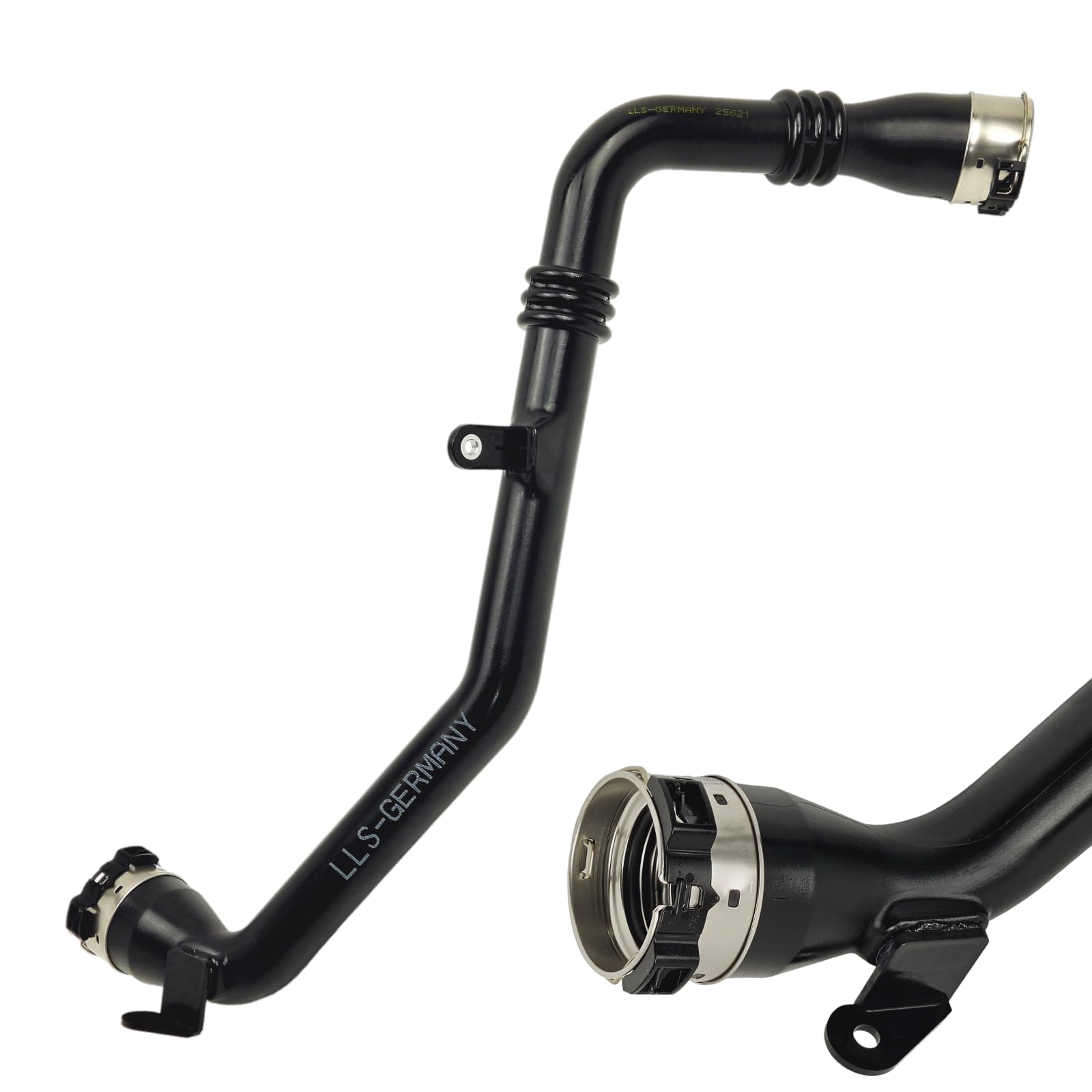 LLS-GERMANY Tubo Turbo compatibile con Nis.san Juke (F15), 1.5 dCi, 110 CV, 144601KB2E, 144601KB2B, attacco originale HENN