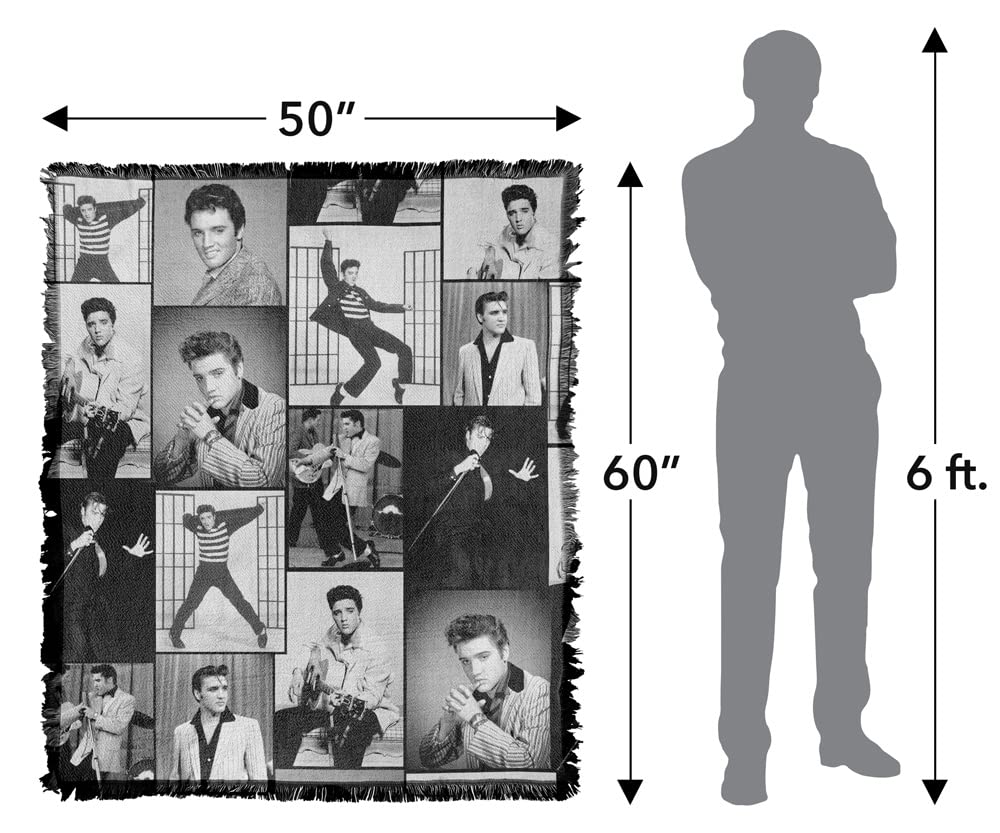 Amazon.com: LOGOVISION Elvis Blanket, 50