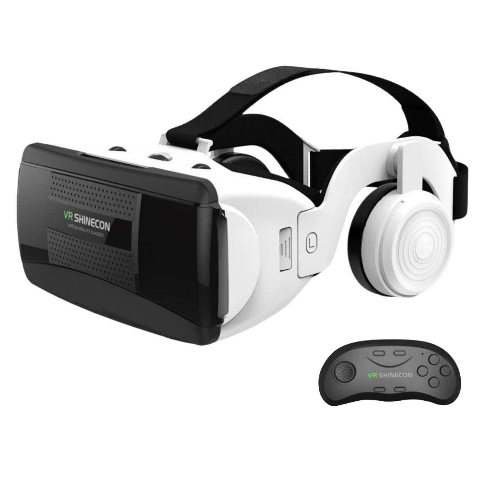 Smartphone Stereoscopic Viewer Viewer Built-in Headphones Phone Stereoscopic Viewer Headset Lightweight Design Simulated Reality Glasses G06eb Headphone B01|Collectibles| Photographic Ima-picture-23