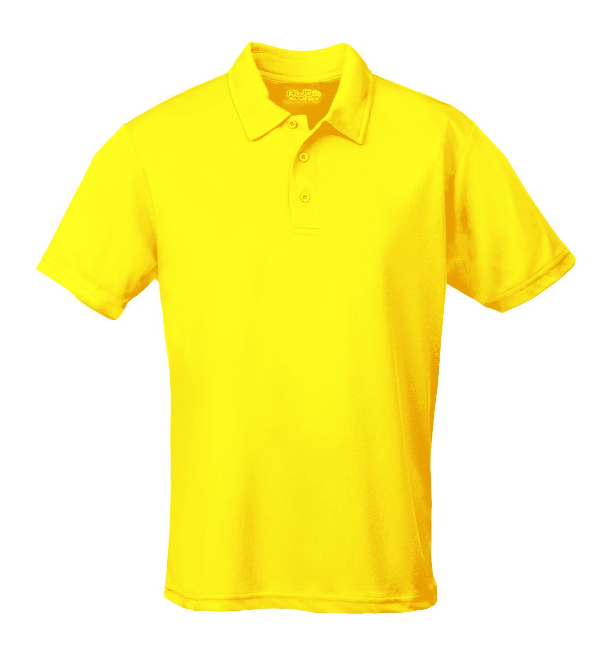 just cool, breathable polo-shirt, sun yellow, xx large