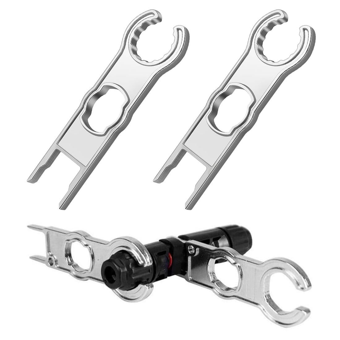 Jeu De 2 Tendeurs De Clé En Aluminium Pour Fiche Pv, Outil De Montage Jeu De 2 Tendeurs De Clé En Aluminium Pour Fiche Pv, Outil De Montage