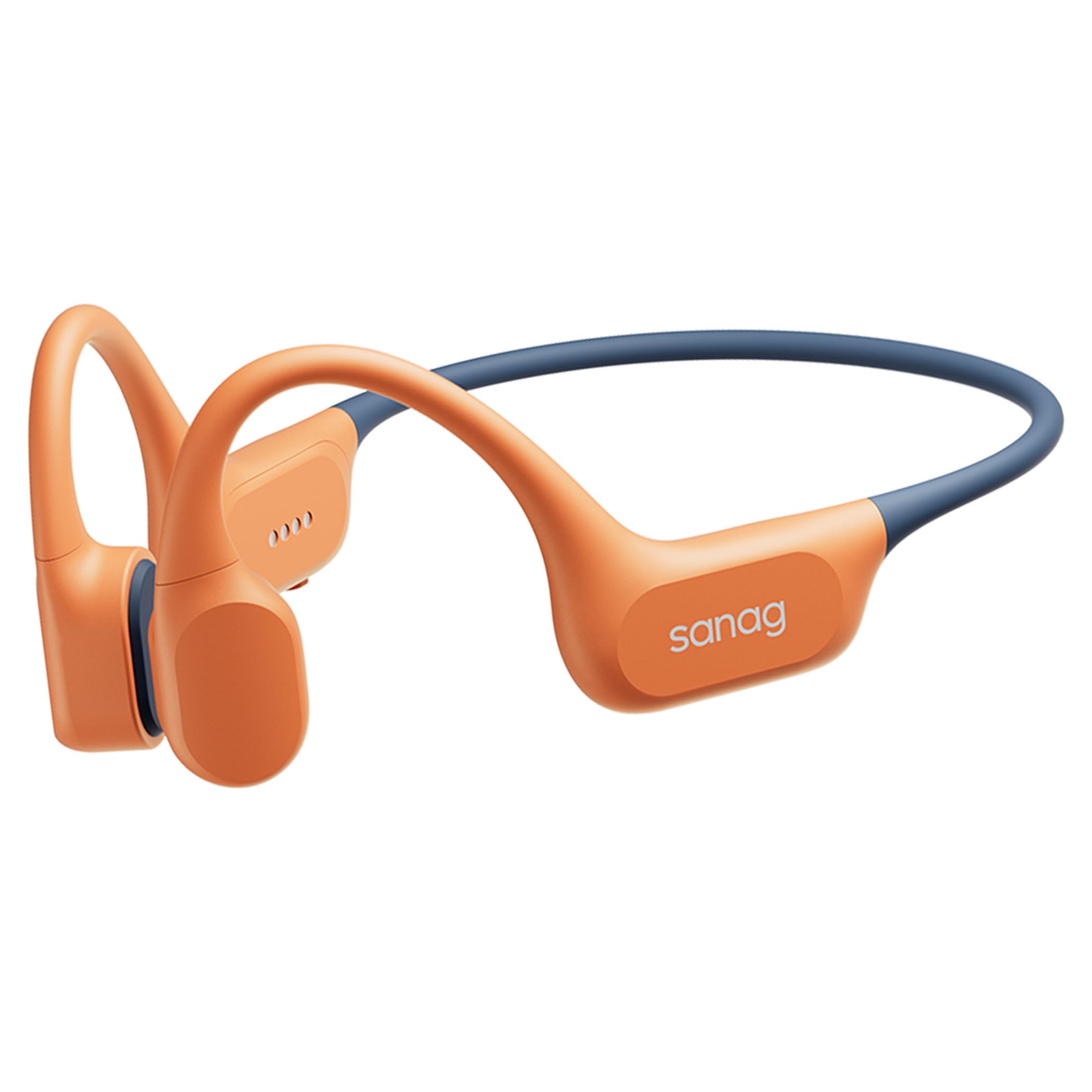 SANAG Słuchawki do pływania, wodoszczelność IP68, odtwarzacz MP3 64 GB, Bluetooth 6.0, sportowe słuchawki Bluetooth z mikrofonem, odtwarzanie 10 godzin, bezprzewodowe ładowanie, pływanie, bieganie