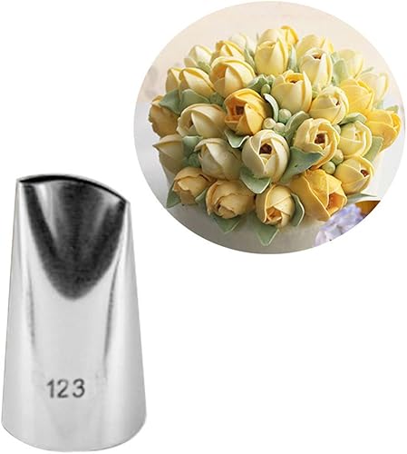 Miniatura 7 de 5 piezas de acero inoxidable rosa flor tuberías puntas tuberías boquillas decoración pasteles suministros galletas magdalenas glaseado suministros