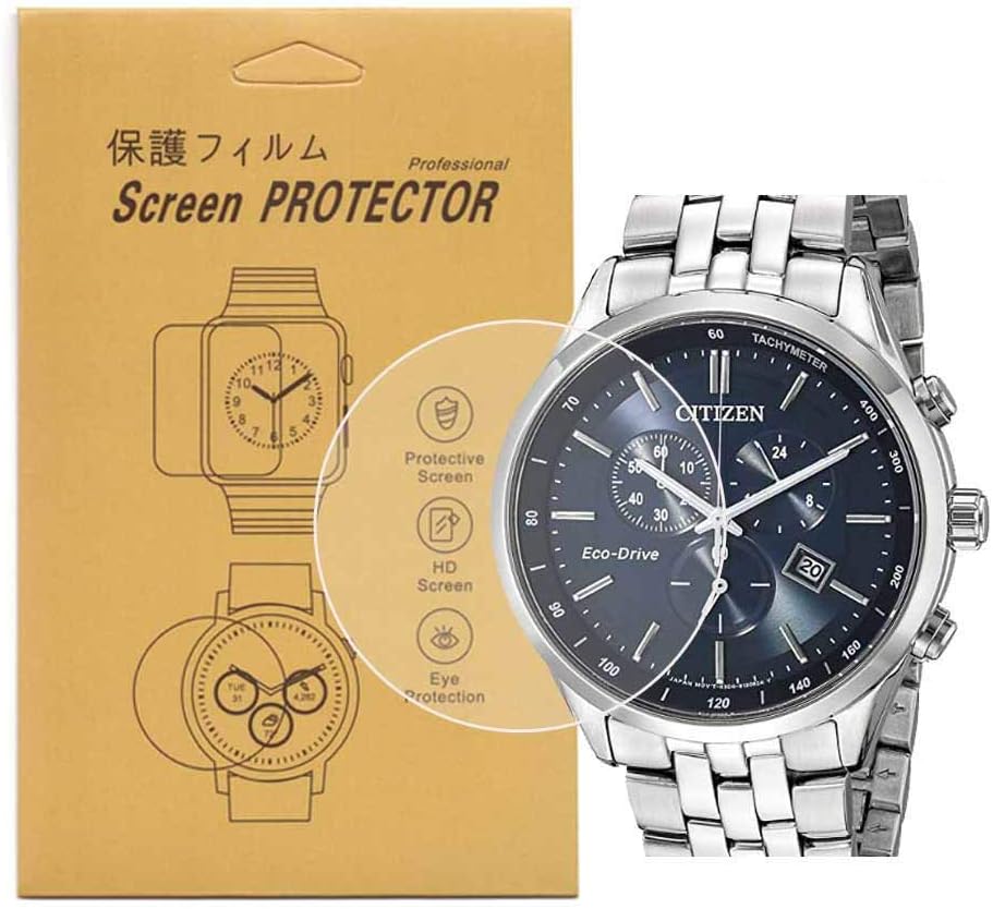 [3-Pcs] For AT2141-52L Watch Screen Protector,Full Coverage Screen Protector for AT2141-52L Watch HD Clear Anti-Bubble and Anti-Scratch