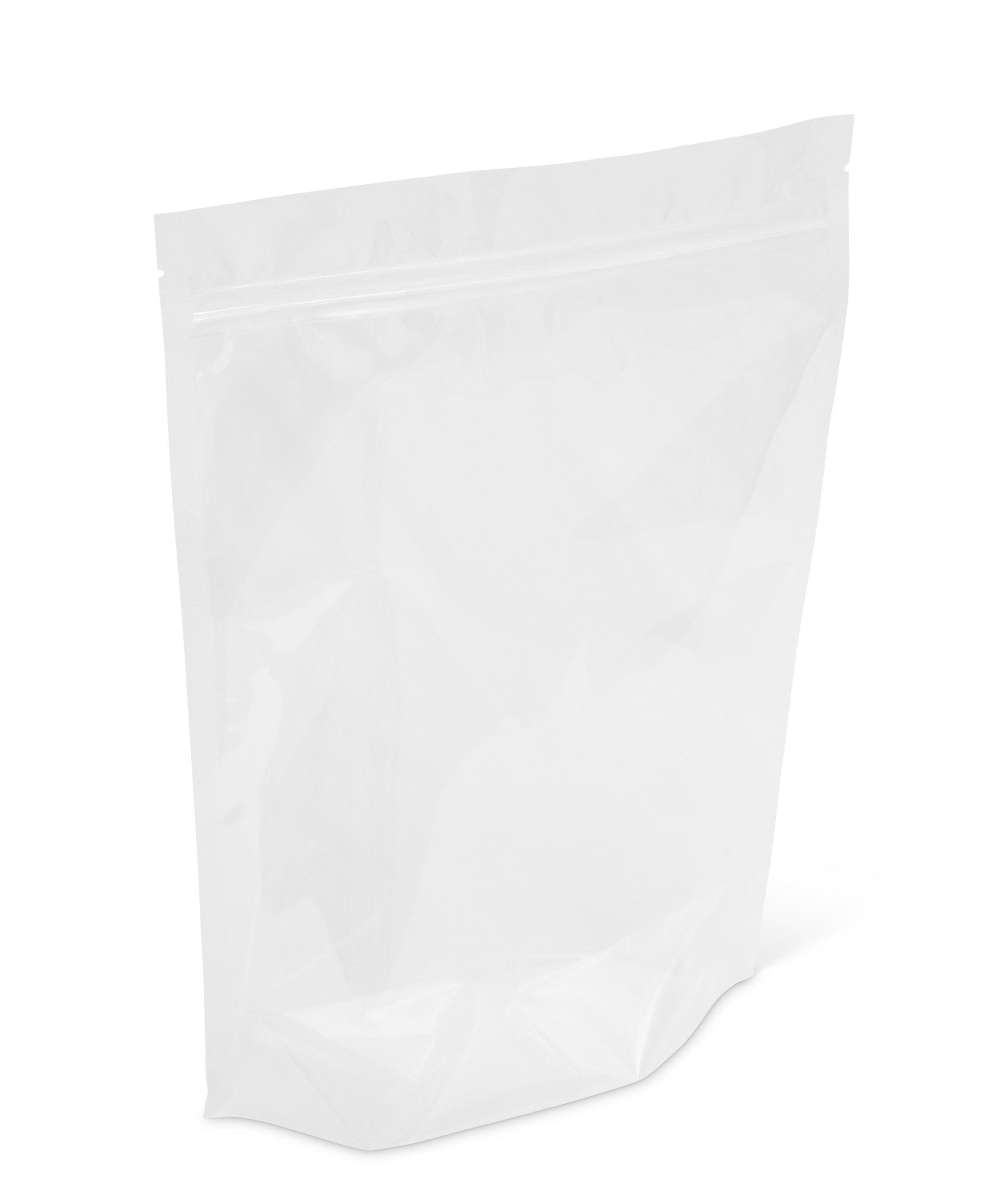 400-675N Stand-Up Pouch, 4 lb, Clear with Zipper (No Valve)(Case of 400)