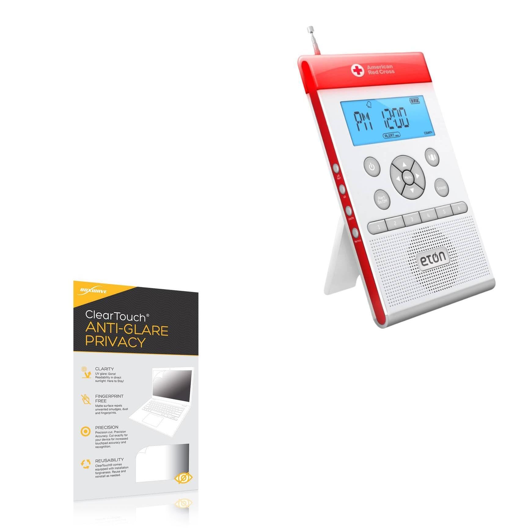 BoxWave Screen Protector Compatible with Eton Zoneguard - ClearTouch Anti-Glare Privacy (2-Pack), Privacy Screen Protector Flexible Film Anti-Glare