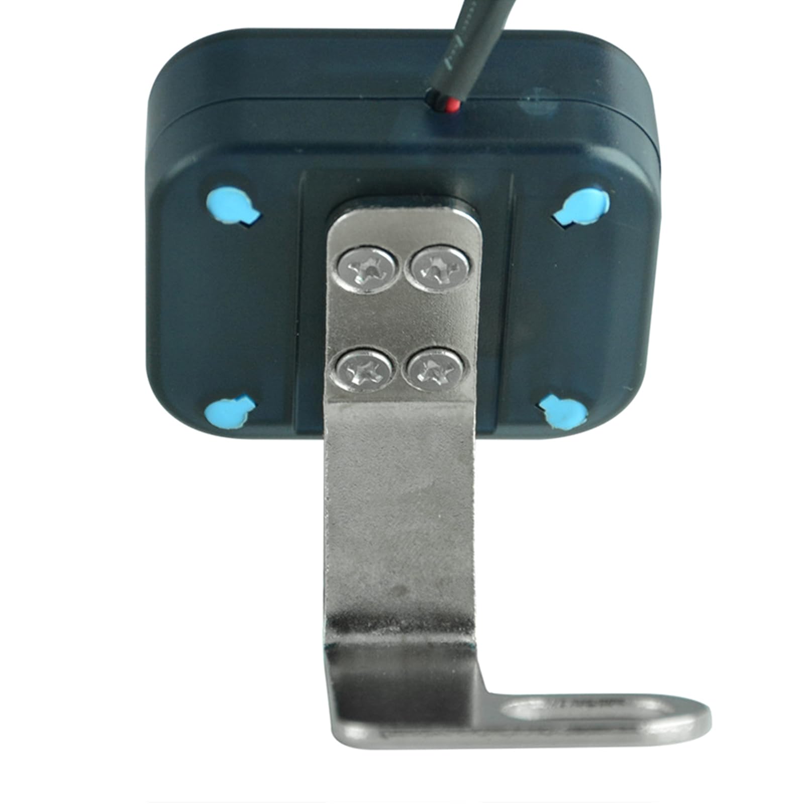 Voltmetro per moto con porta di ricarica USB, 12 V-24 V, misuratore di temperatura digitale per manubrio
