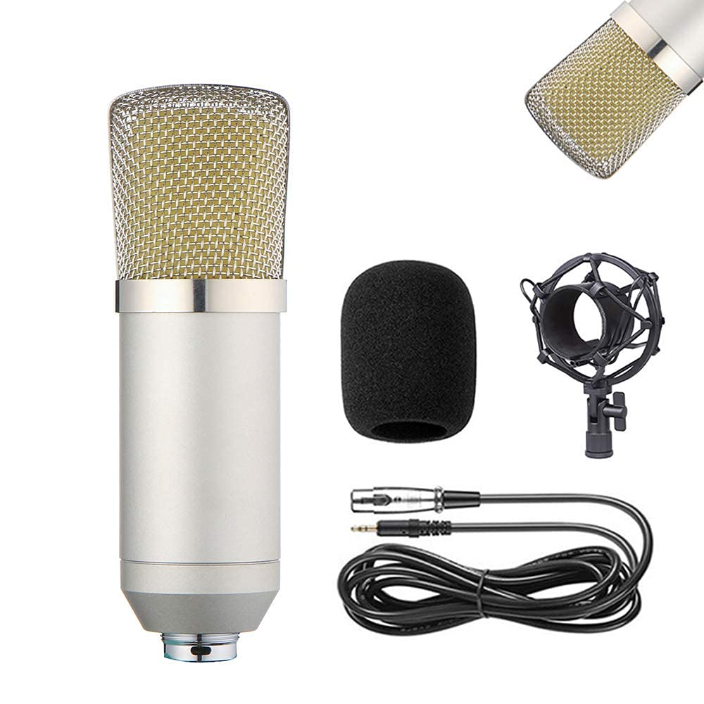 Microphone PC pour streaming et podcast avec réduction des vibrations et bruits