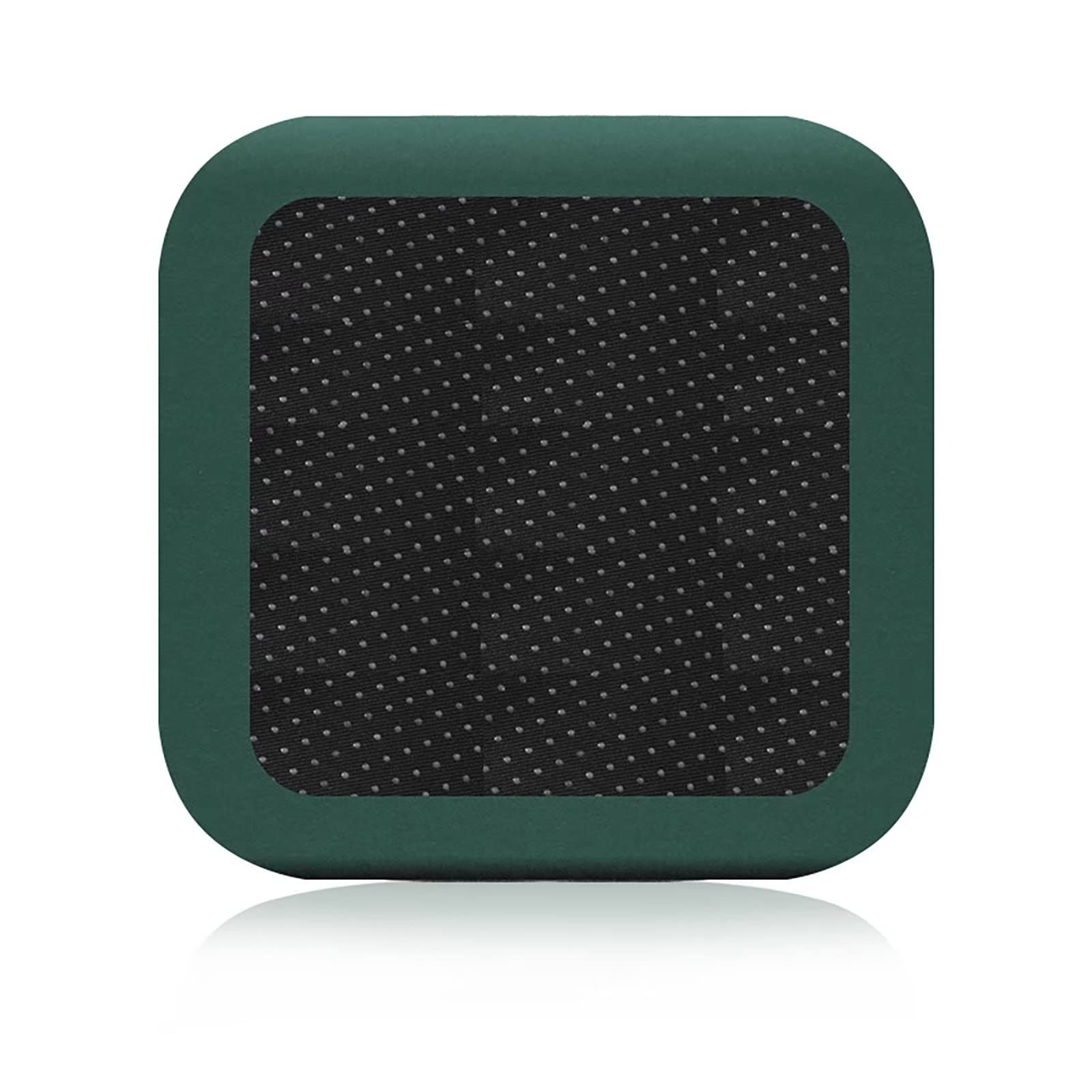 Coussin de tabouret de bar carré vert foncé 40x40 cm lavable pour chaise