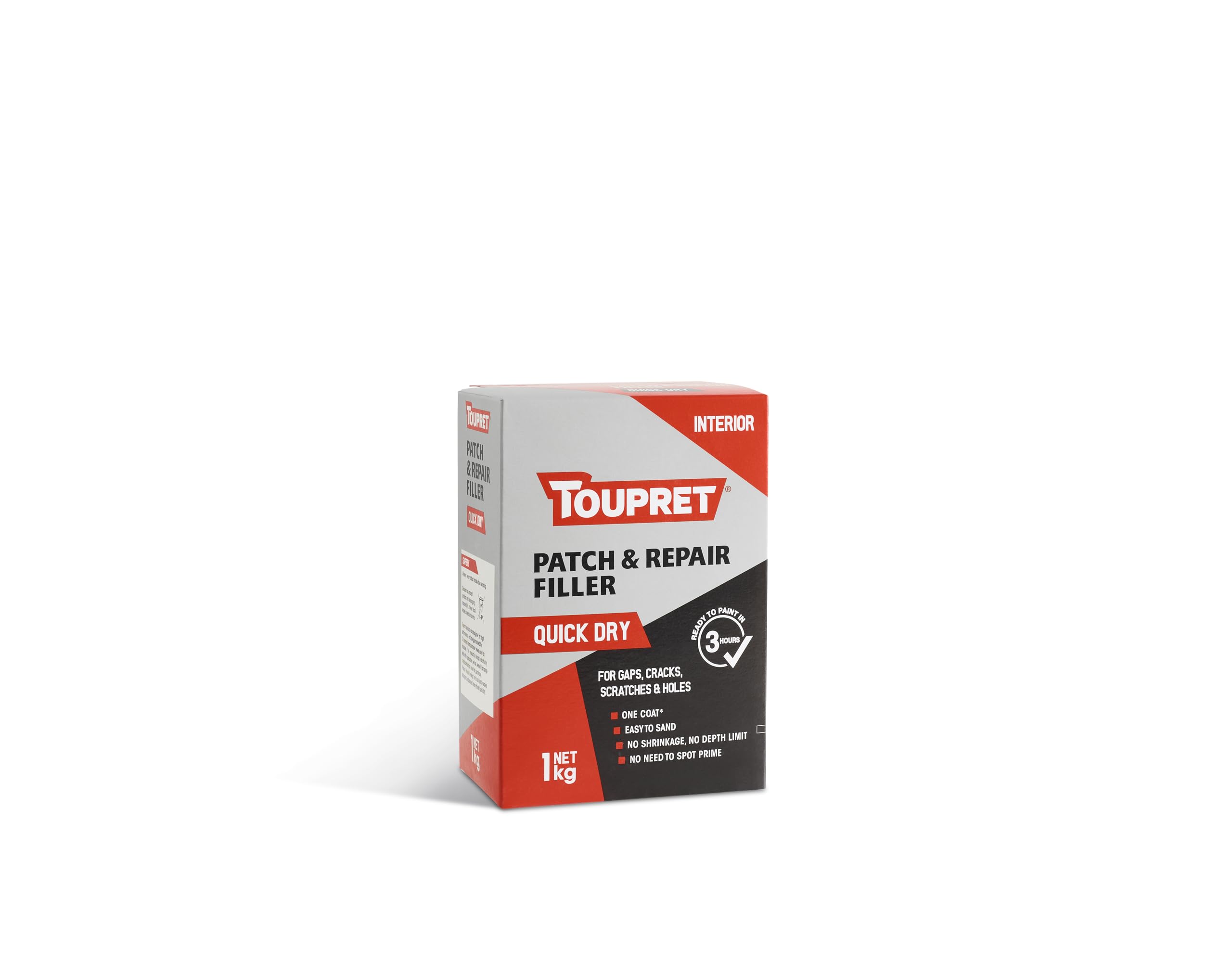 Toupret Quick Dry Patch & Repair 1kg TOUFGREB01GB