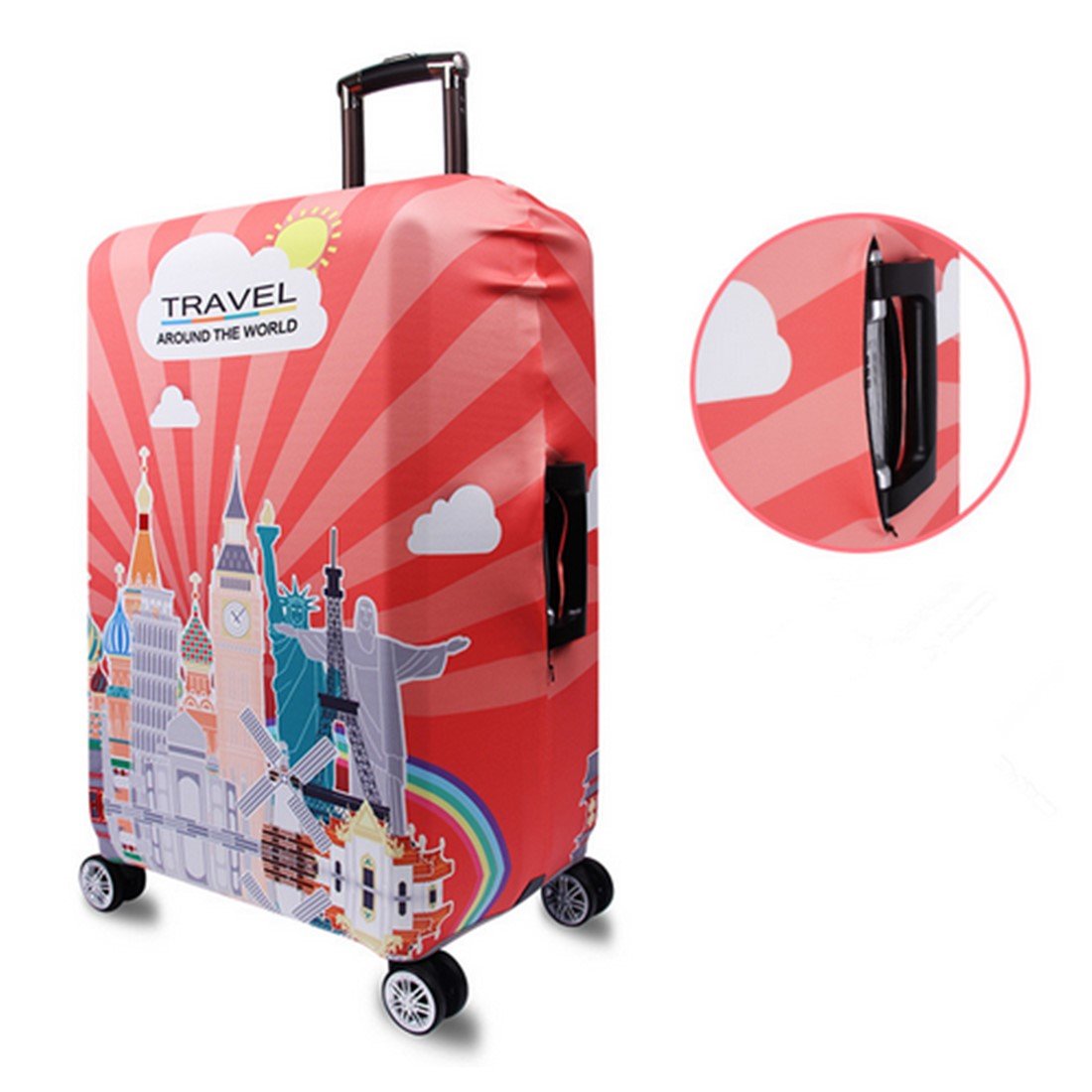 Elastico Cover Proteggi Valigia per 18-32 Pollici, Copri Valigia Anti-Polvere Copertura per Valigia Suitcase Cover