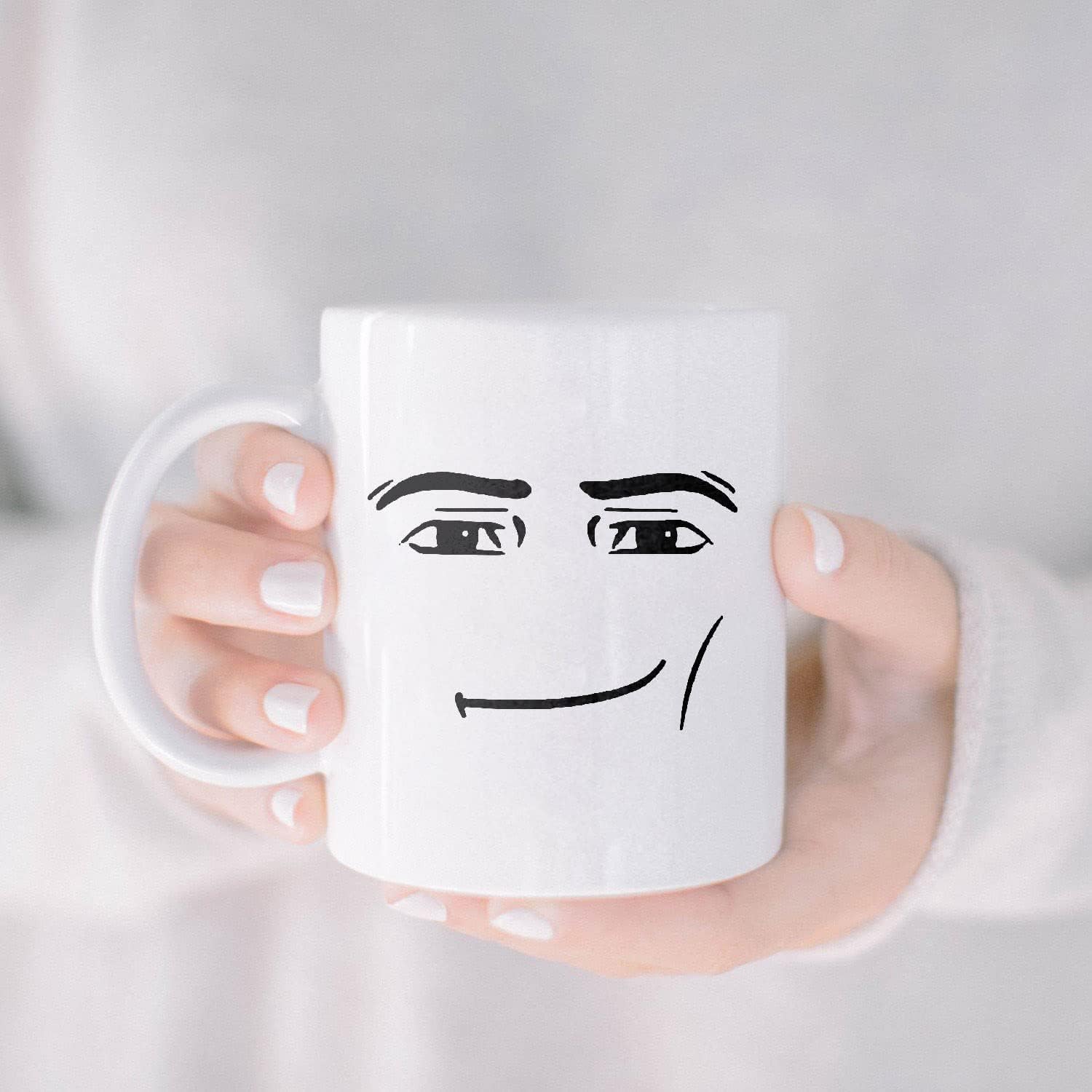 Tazza bianca in ceramica per uomo serio - Regalo per Italia