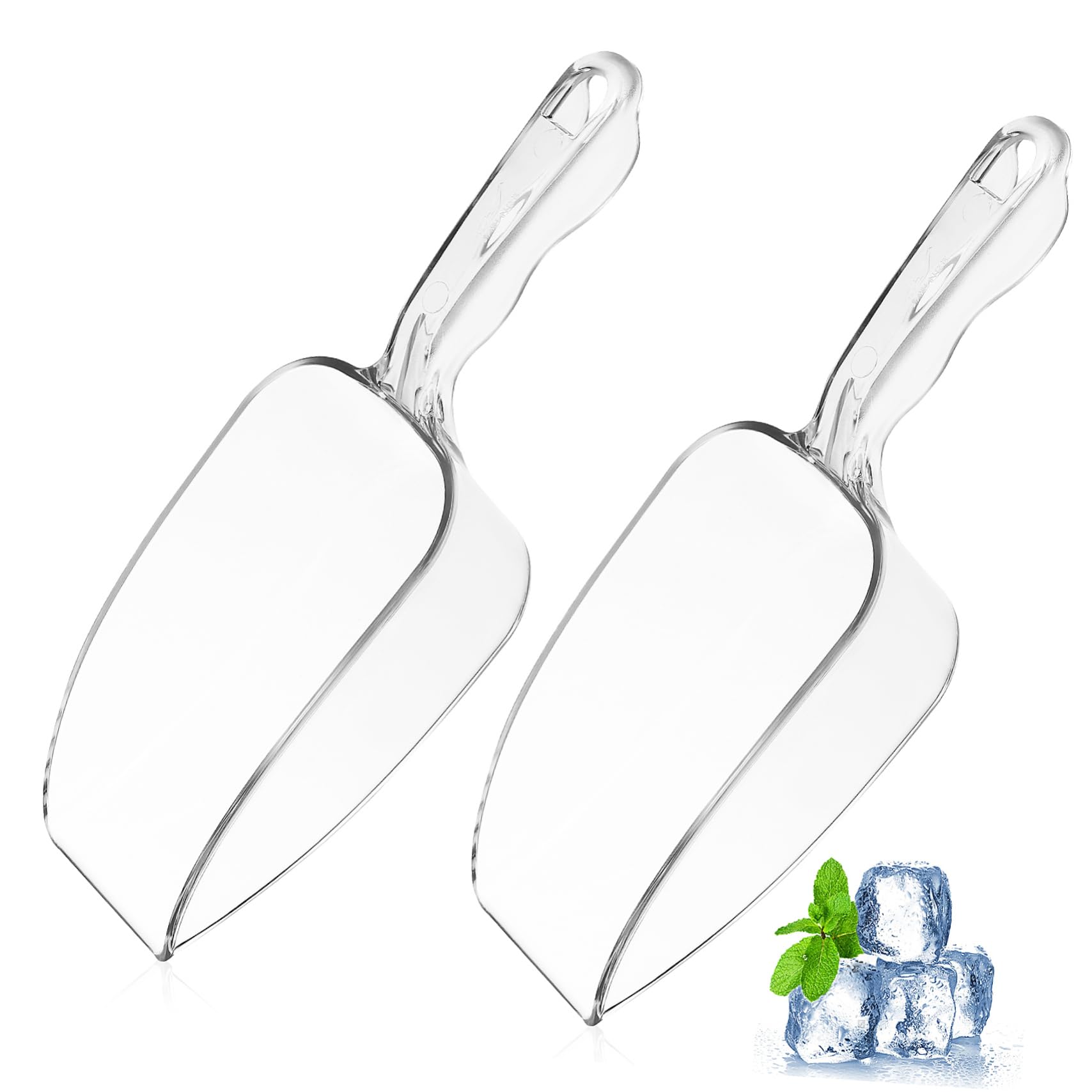 Amosfun 10 Stk Eislöffel Süßigkeiten Kugeln Küchenschaufel Werkzeug Eisschaufeln Für Die Bar Eisschaufel Für Eismaschine Food-scooper Küchenschaufeln Salzschaufel Plastik Wiederverwendbar