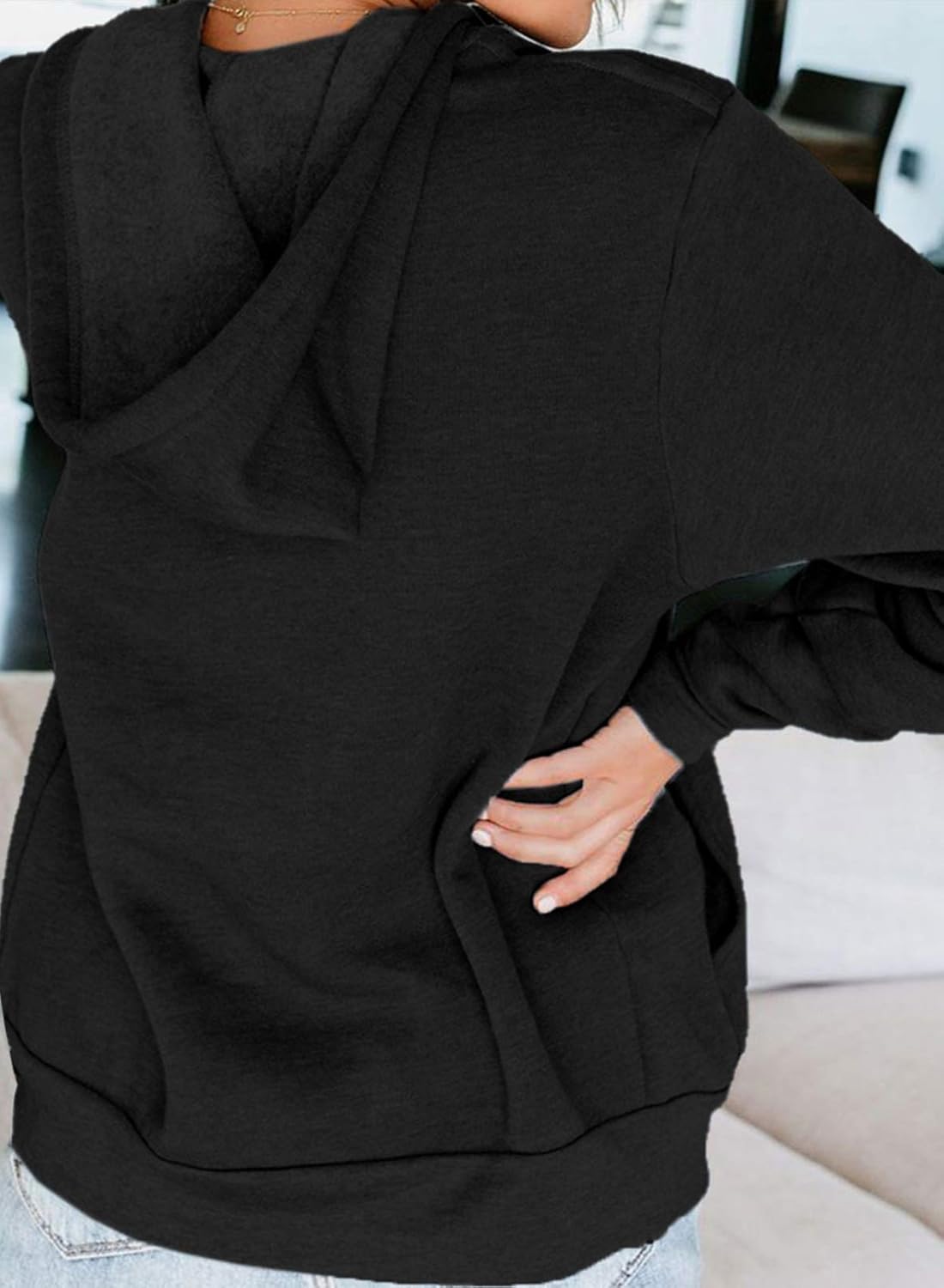 Dokotoo Women's Full Zip Up Hoodie Long Sleeve Hooded Sweatshirts Pockets Jacket Coat for Women at  Women’s Clothing store