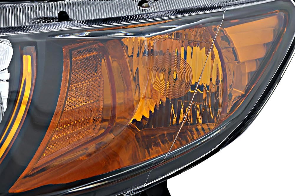 For Honda Civic Headlight 2006 2007 2008 2009 Driver and Passenger Side Headlamp Replacement