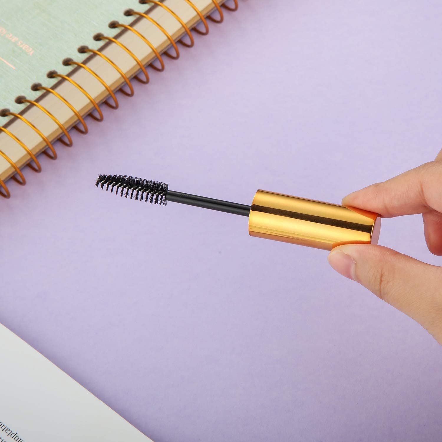 RAJry 10ml Empty Mascara Tube Wand Eyelash Cream Container Bottle with 3 Rubber 2