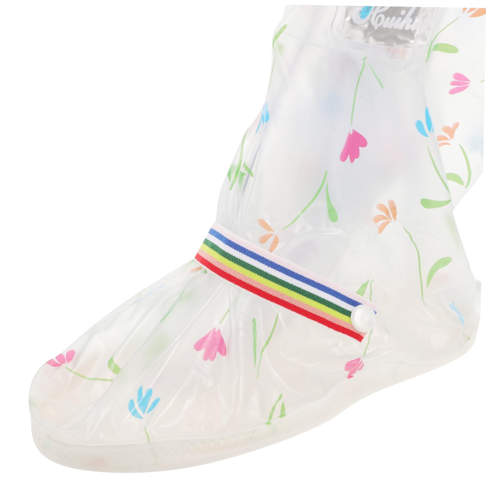 Abaodam 4 Pares cubrezapatos a Prueba de Lluvia Protector Slip Zapatos Impermeables Accesorios Cubierta de Zapatos Antideslizante Cubiertas de Zapatos para la Lluvia de polivinilo