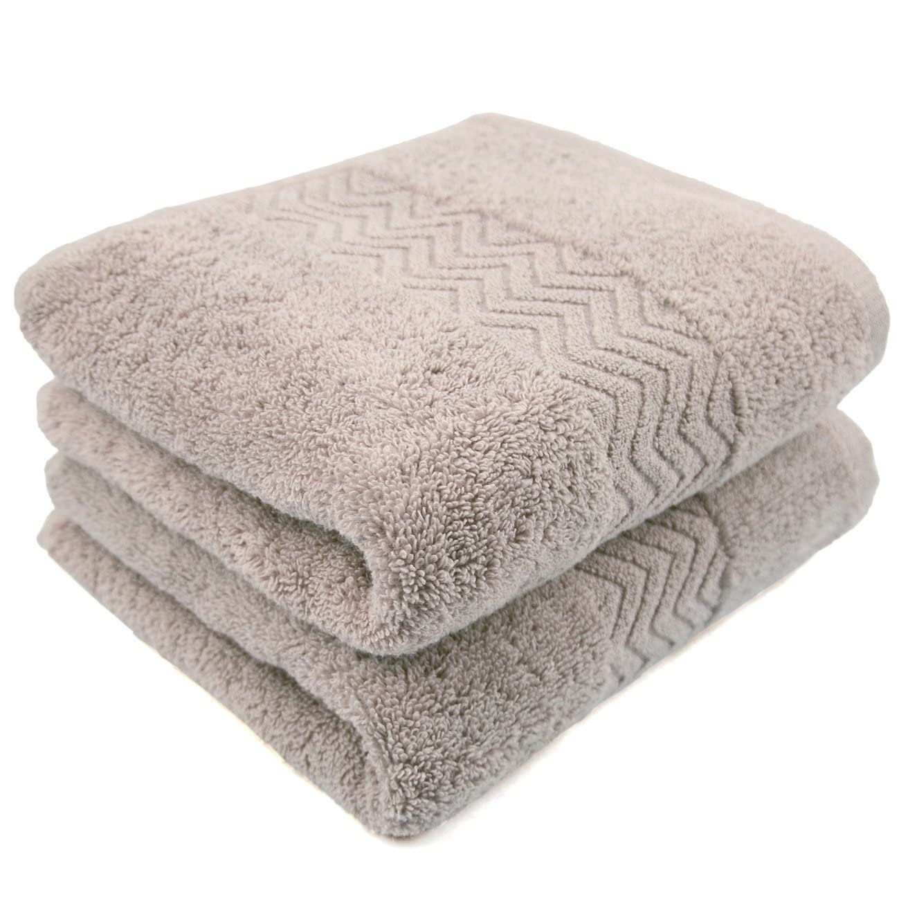 Cleanbear 100 Cotton Hand Towels for Bathroom Ultra Soft and Highly Absorbent Face Towels 2-Pack 13 x 28