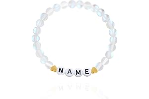 Elegant Beaded Name Bracelet: Personalize Your Style with Shimmering Beads