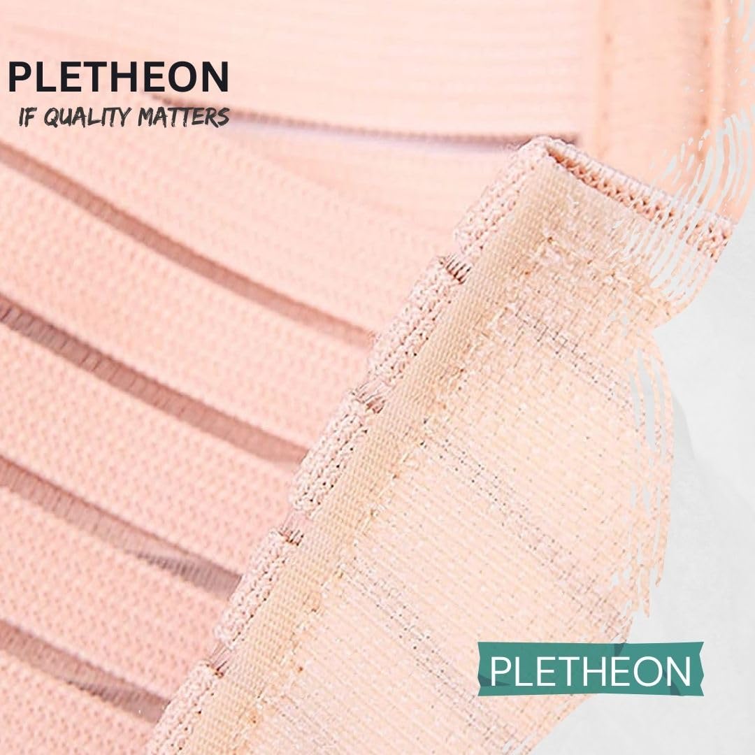 PLETHEON 3-in-1 Postpartum Abdominal Belt for Women – Belly, Waist & Pelvis Support | Post Pregnancy Recovery Belt | Maternity Tummy Wrap for Slimming & Back Pain Relief (Beige) - Image 6 thumbnail