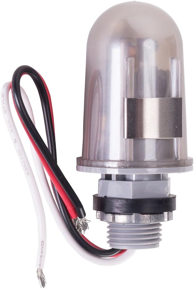 Clear Polycarbonate Dusk-to-Dawn Photocontrol for Outdoor Lighting