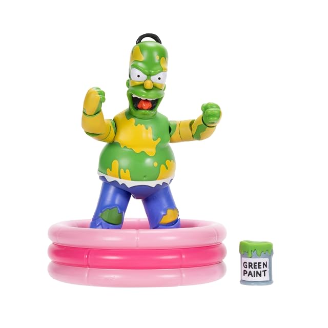 Los Simpsons - Figura Hommer Enfadado de 13 cm Totalmente articulada - Figura Coleccionista de los Simpsons