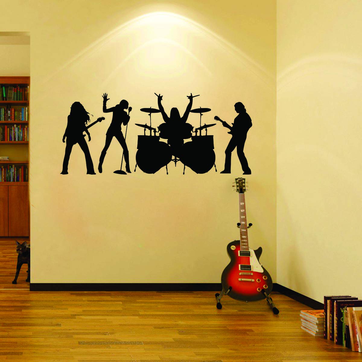 Decor Villa The Rock Band Wall Sticker & Decal (PVC Vinyl,Size -134 cm x 58 cm) (B01H75ATO2) Amazon Price History, Amazon Price Tracker