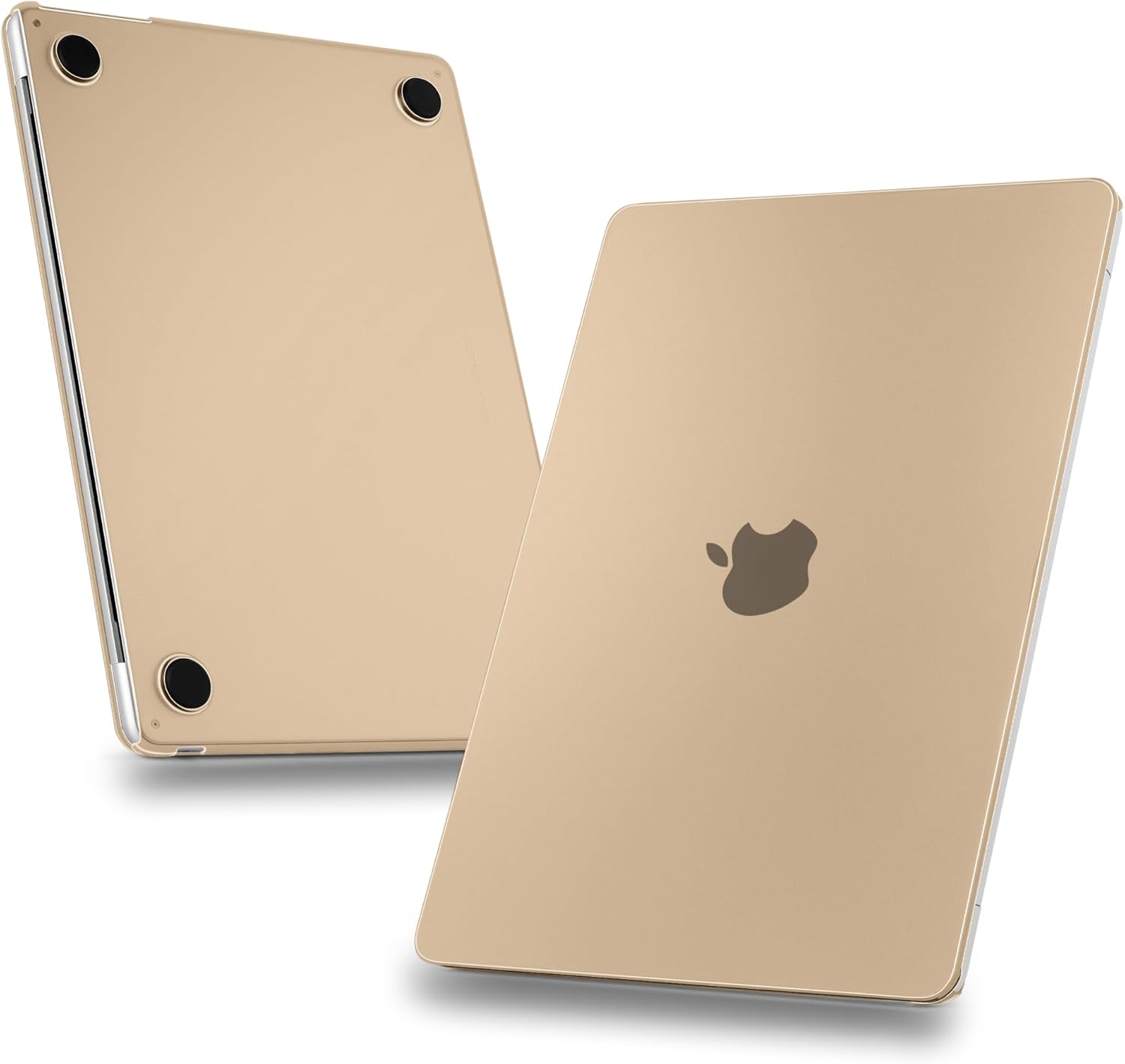 MEEgoodo for M5/M4/M3/M2 MacBook Air 15 inch Case 2026 2025 2024 2023,Fit Model(A3448/A3241/A3114/A2941), Flexible Case for 15.3-inch Laptop with TPU Keyboard & Webcam Cover & OTG Adapter, Peach Fuzz
