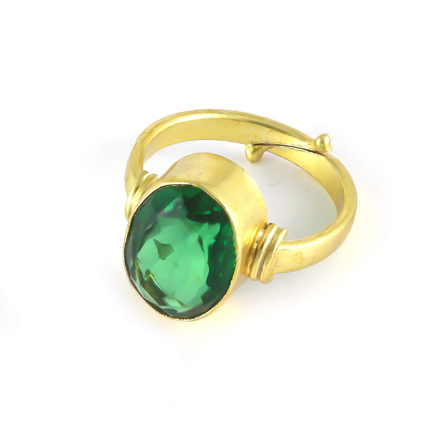 Pranjal Gems 7.25 Ratti Full Transparant Green Beryl Panna Panchdhatu Ring/Anguthi For Astr For Unisex Adult (B07M5Q6M3G) Amazon Price History, Amazon Price Tracker