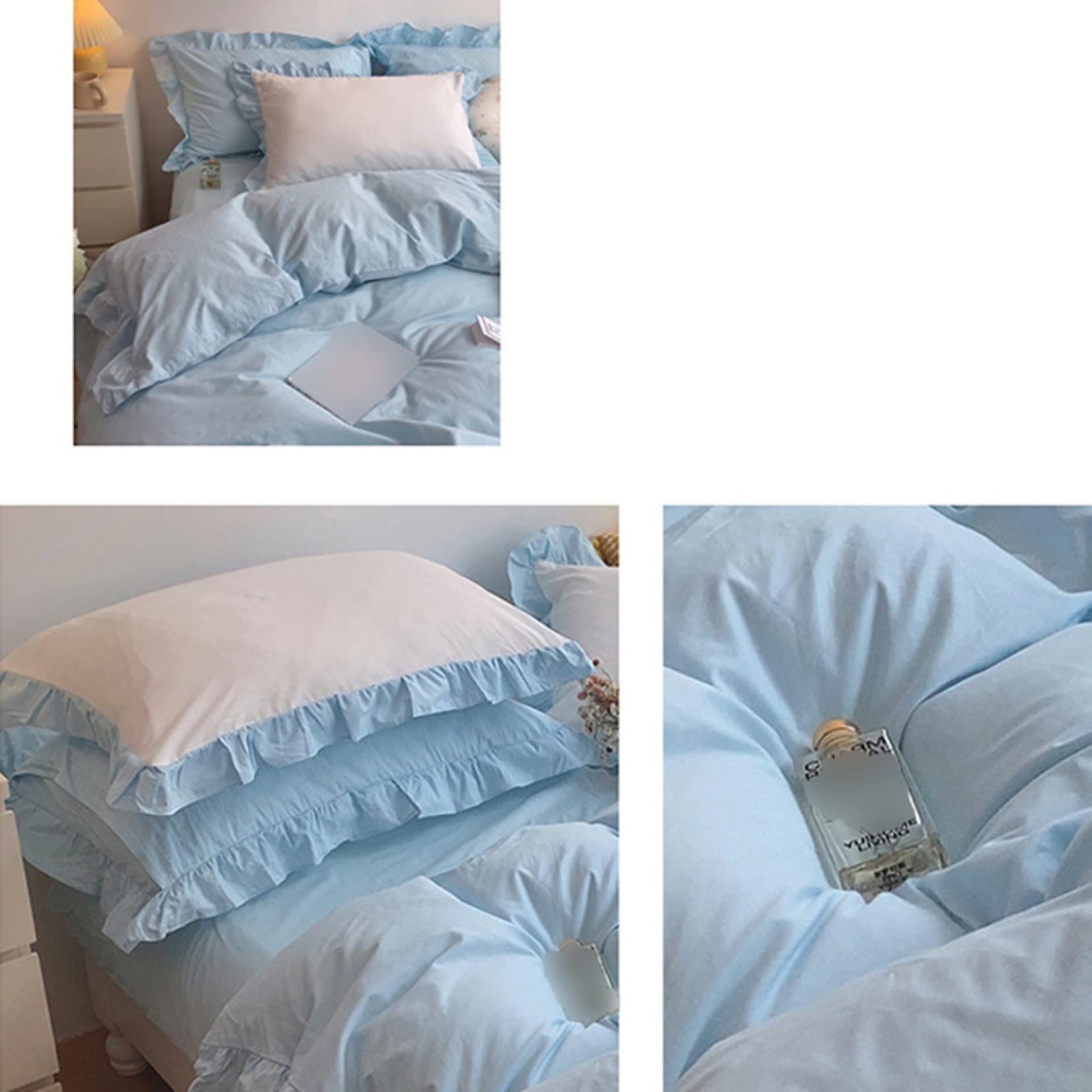 Amazon｜布団カバー 4点セット 色 ダブル 掛け布団カバー ボックス