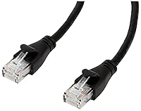 Vista 11 de Yaxa Basics Cable de conexión Ethernet RJ45 Cat-6 de 5 pies (1.5 metros), 16 paquetes de 10, 160 unidades en total, negro