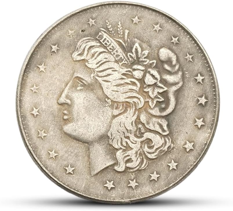 Antique U.S. Silver Coins, American Old Coins, Morgan Dollar Coins for Collectors, Ancient Coin Collection, Silver Dollar Coin, Commemorative Gifts Lucky Charm (1 Troy oz)