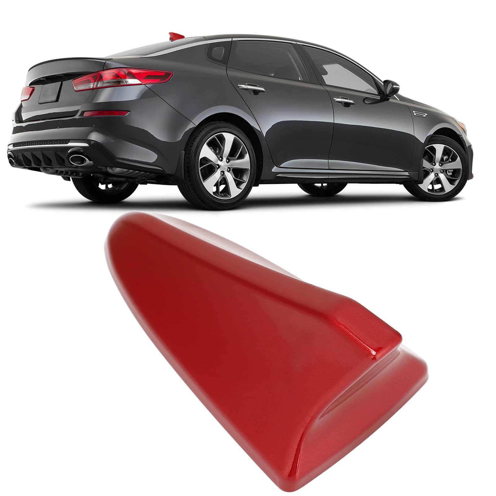 Genuine Kia Optima Shark Fin Antenna Cover - Sangria Red (Color Code M2R) 2014-2020