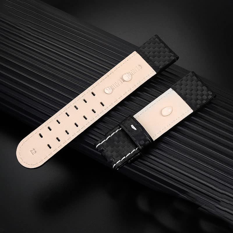 Correa de fibra de carbono de 22mm para Hamilton Khaki: estilo diario 5