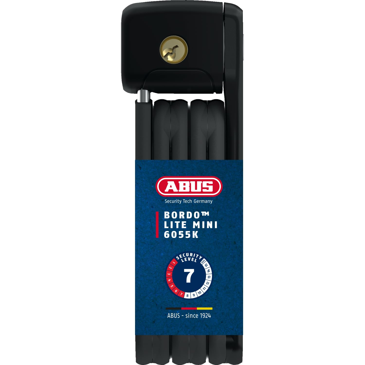 Abus Bordolite 6055 Mini Combo Antifurto Pieghevole Unisex Adulto Ne