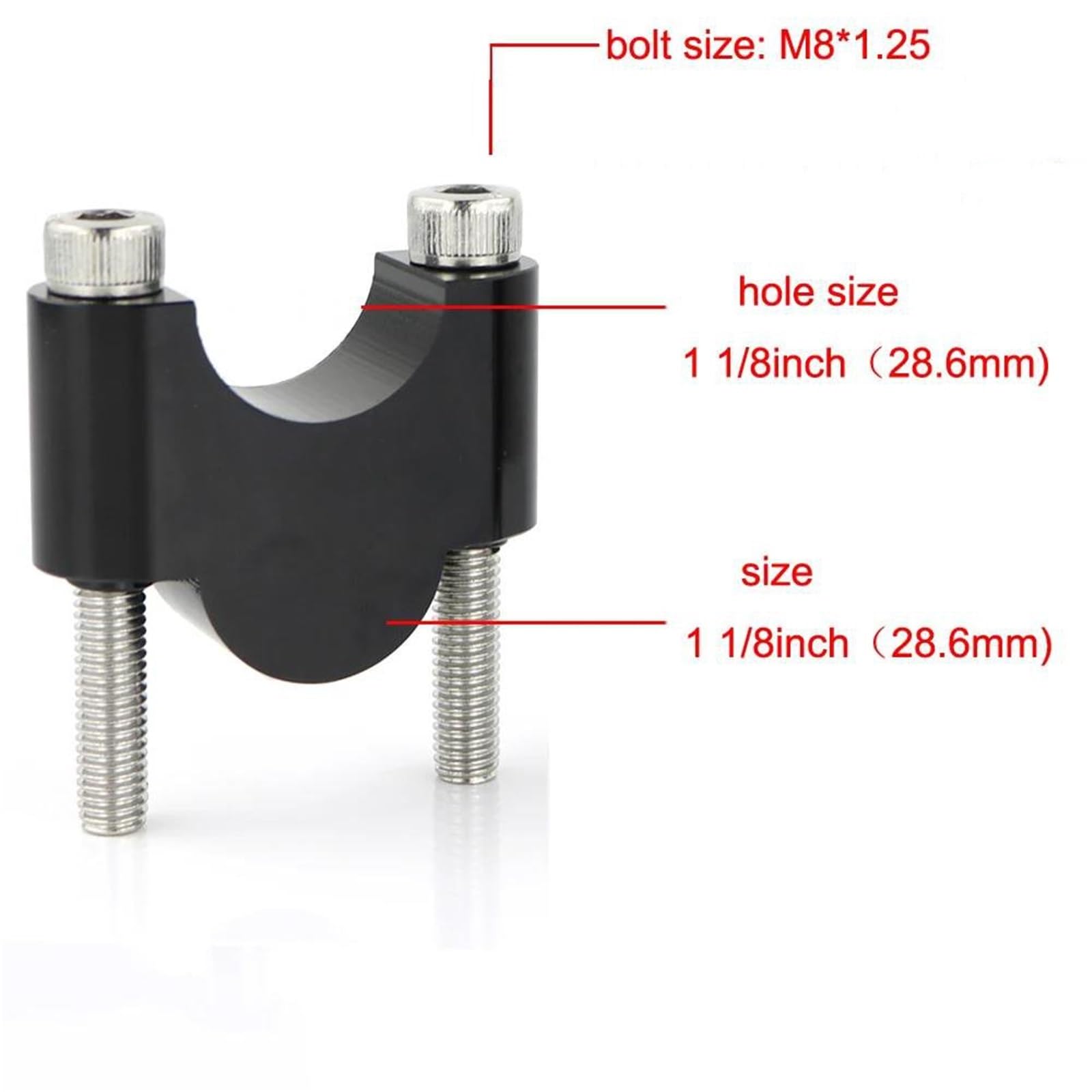 Soporte para Elevadores De Manillar De Motocicleta para Suzuki DRZ400, DRZ 400, DR-Z400E, DR-Z400S, DR-Z70, DR-Z110, DR-Z125, DR-Z250(Style 4)