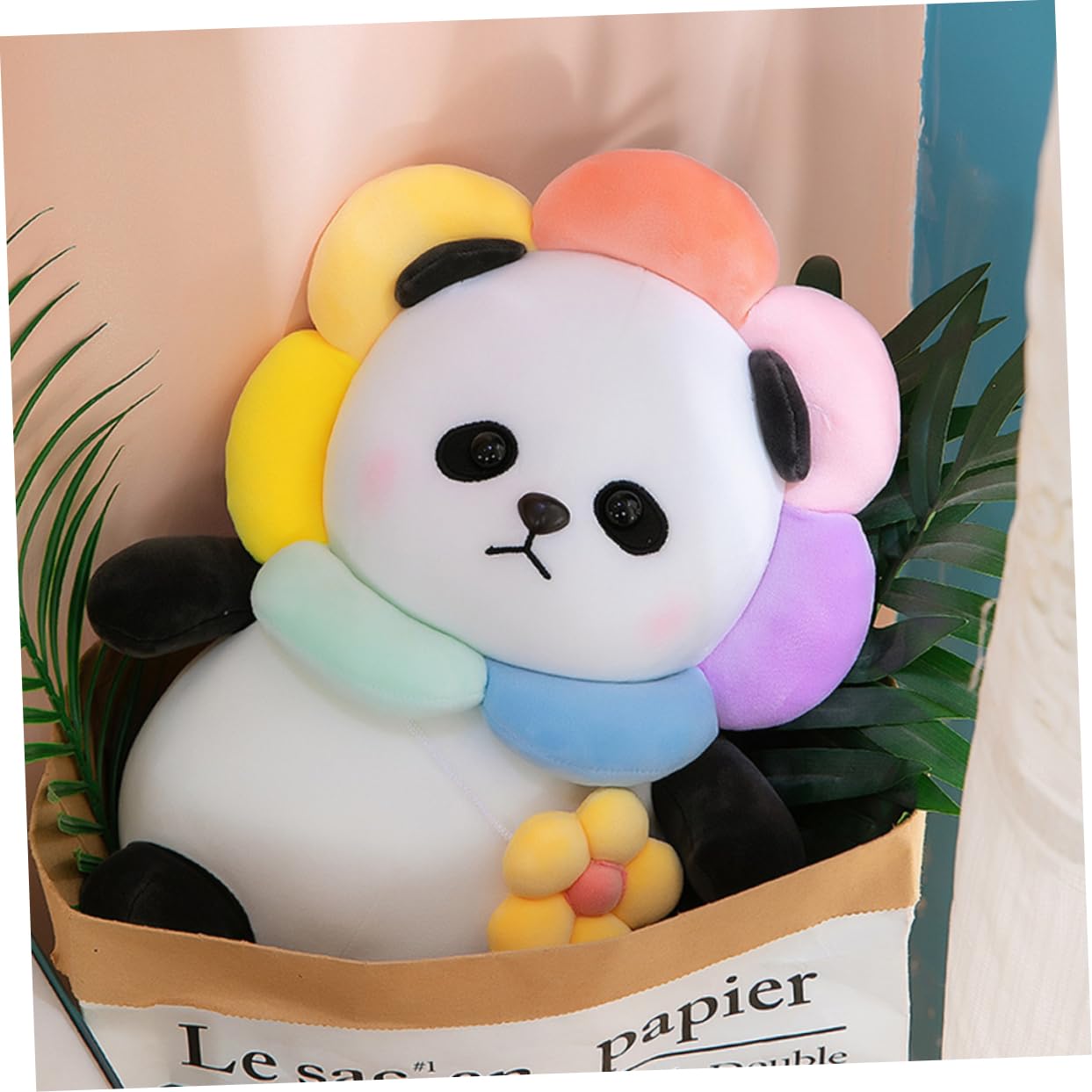 Amazon.co.jp: ERINGOGO 漫画ひまわりレッサーパンダぬいぐるみ動物