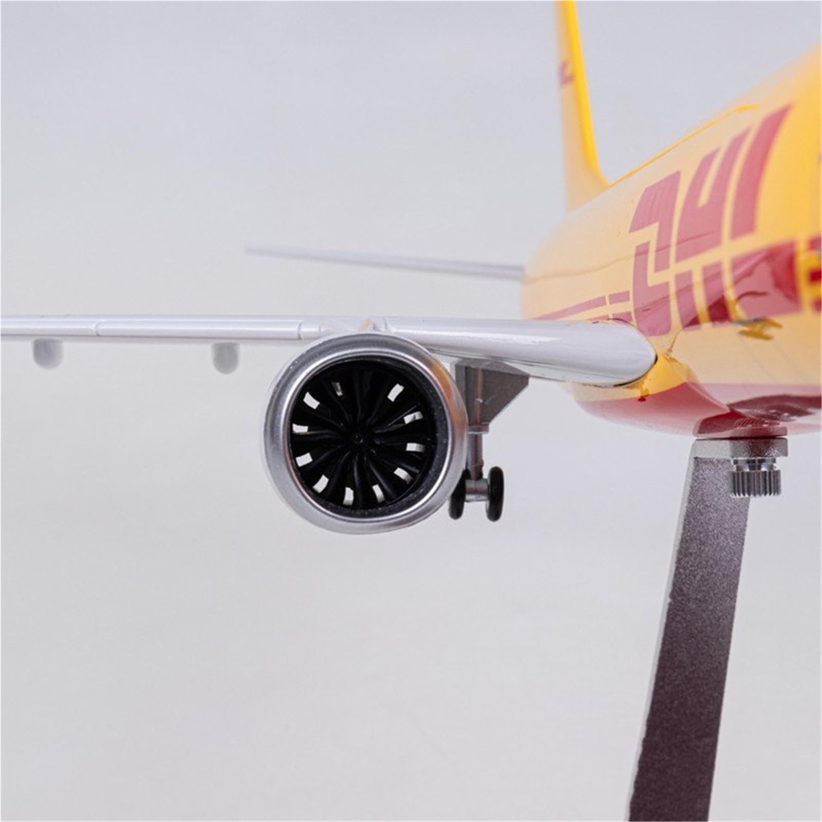 Repliki modeli samolotów 47 cm odlewany ciśnieniowo model samolotu ze stopu 1/85 dla DHL dla Boeing 737 model samolotu transportowego kolekcjonerskie repliki samolotów miniaturowy model samolotu
