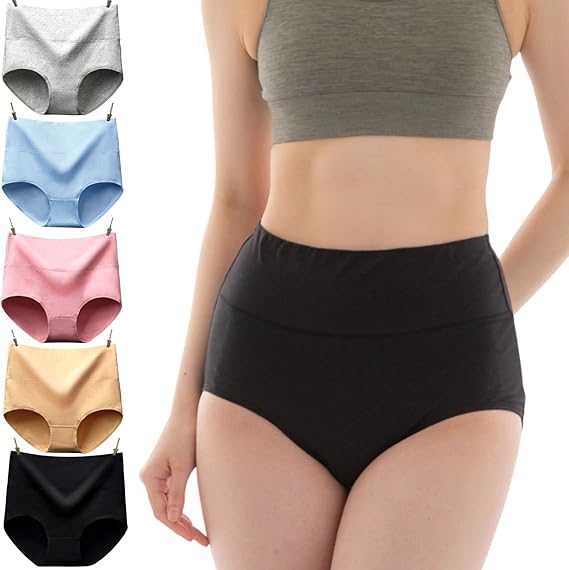 Amazon 女性医師監修 ショーツ レディース 綿 深め Aicoco 深ばき セット 快眠 下着 パンツ 締め付けない ショーツ コットン 柔らか お腹 すっぽり ショーツ 30代 40代 50代 女性 下着 美尻 ショーツ M L Ll 3l サニタリーショーツ