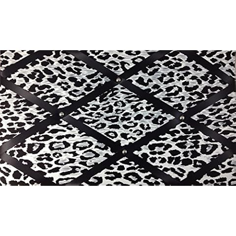 Bulletin, Memo, Notice Pin Boards"Fantasy Animal Print Fabric" Message, Ribbon Boards Cover