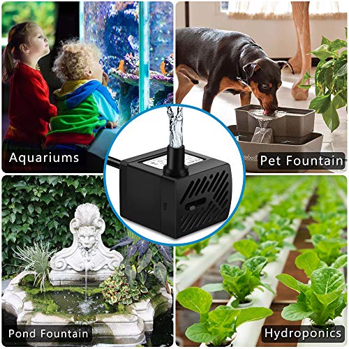 Pulaco PULACO-1414 50Gph 3W Mini Submersible Water Pump For Aquariums thumb #5