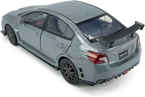 Miniatura 4 de 2016 Impreza WRX STI Modelo de coche fundido a troquel escala 132 Metal Toy Cars Racing Sports Sedan vehículo de juguete con luz, 4 puertas abiertas