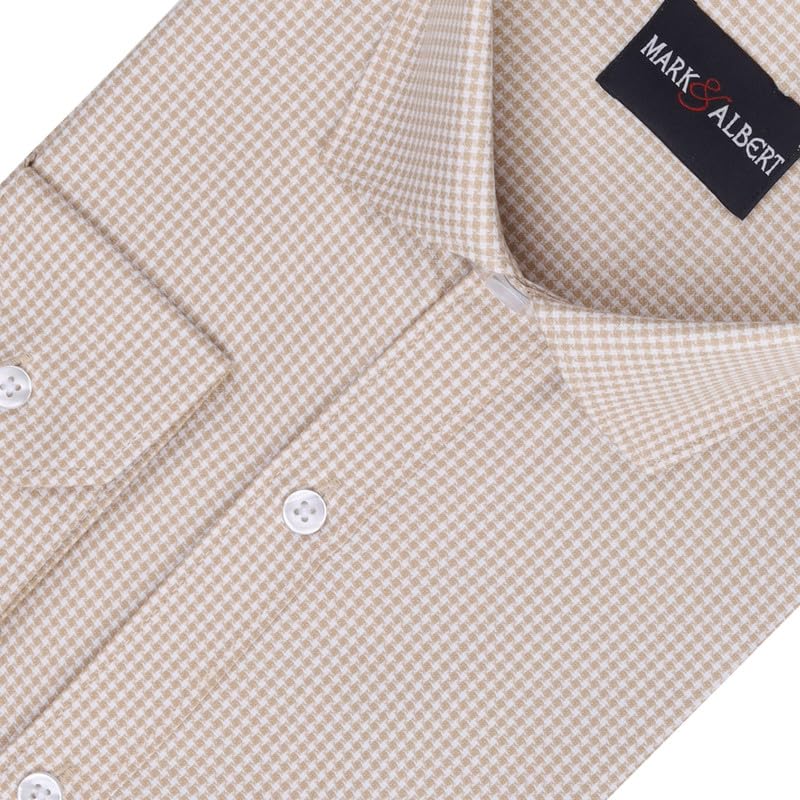 Image of Mark & Albert Men's Digital Print Full Sleeves Regular Fit Shirt