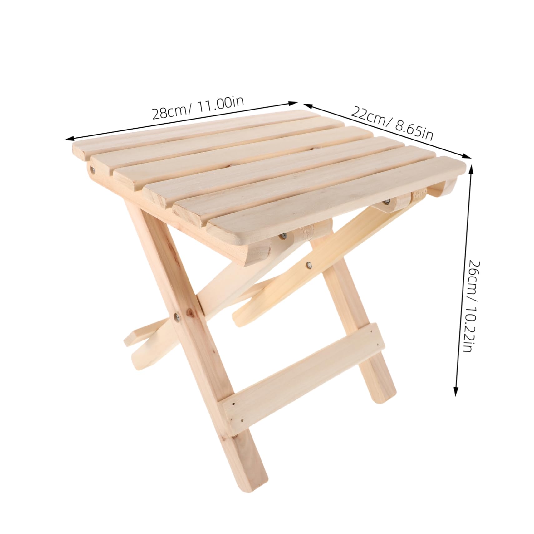 FONDOTIN Portable Folding Stool Compact Step Stool for Home Use Lightweight Camping Chair Easy to Fold for Travel Fishing Hiking and Outdoor Activities