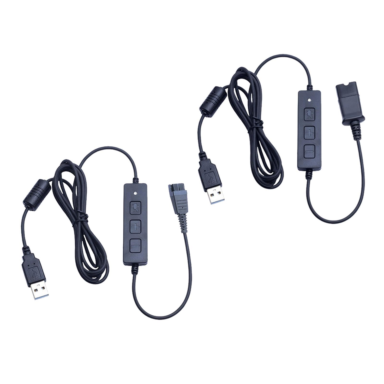 MERISHOPP Headset Quick Disconnect Qd Connector Cable to USB for Jabra QD Interface | Consumer Electronics | Home Telephones & Accessories | Cords Jacks & Plugs