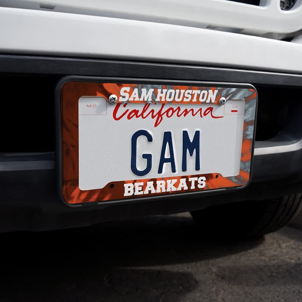 GRAPHICS & MORE Sam Houston State University Tie-Dye License Plate Tag Frame