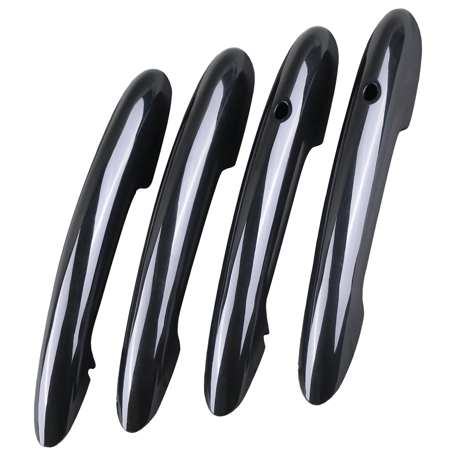 Amazon.com: Osompar 4PCS Door Handle Cover Trim Piano Black