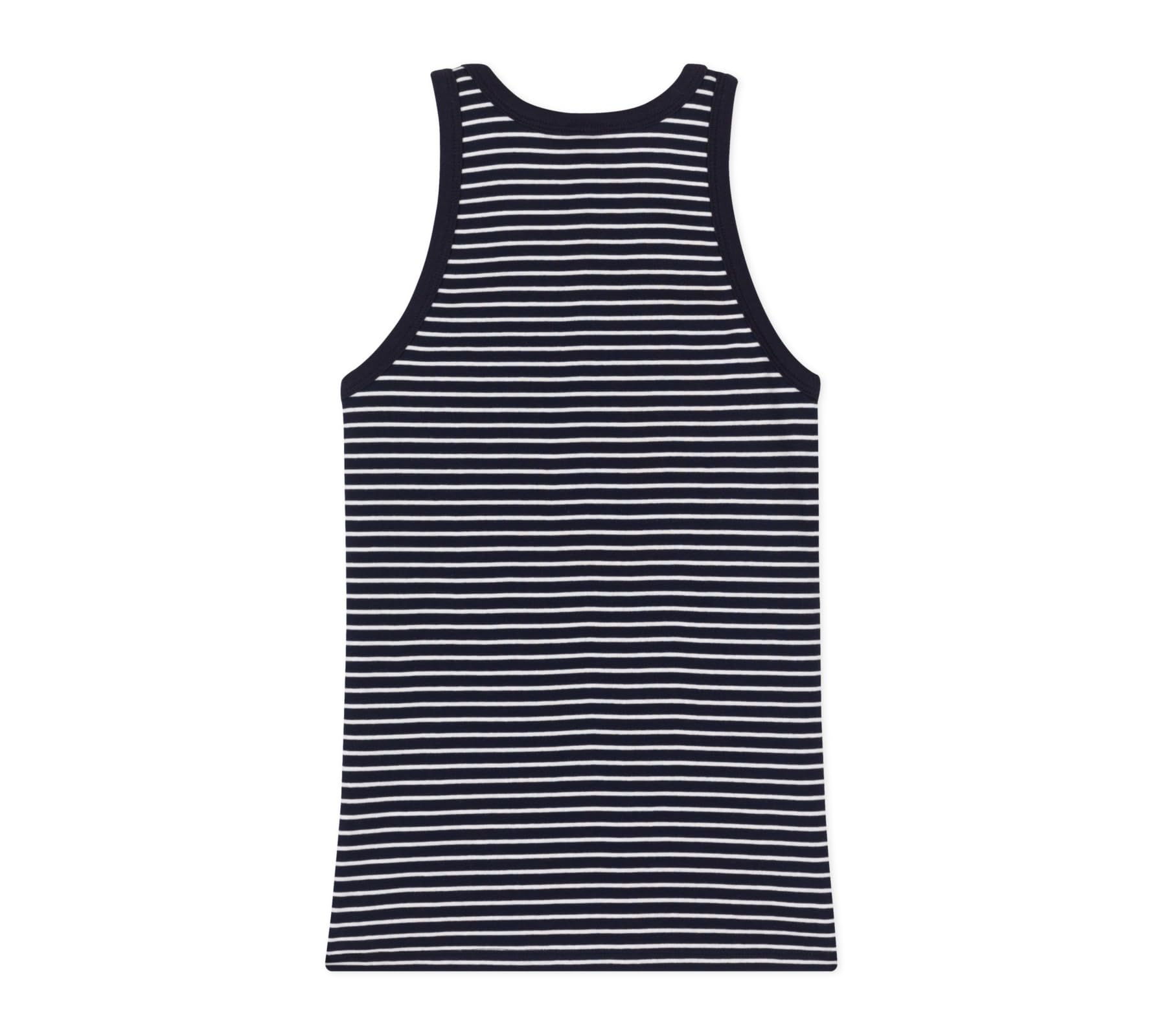 Petit Bateau Podkoszulek damski, Niebieski/biały, XXS