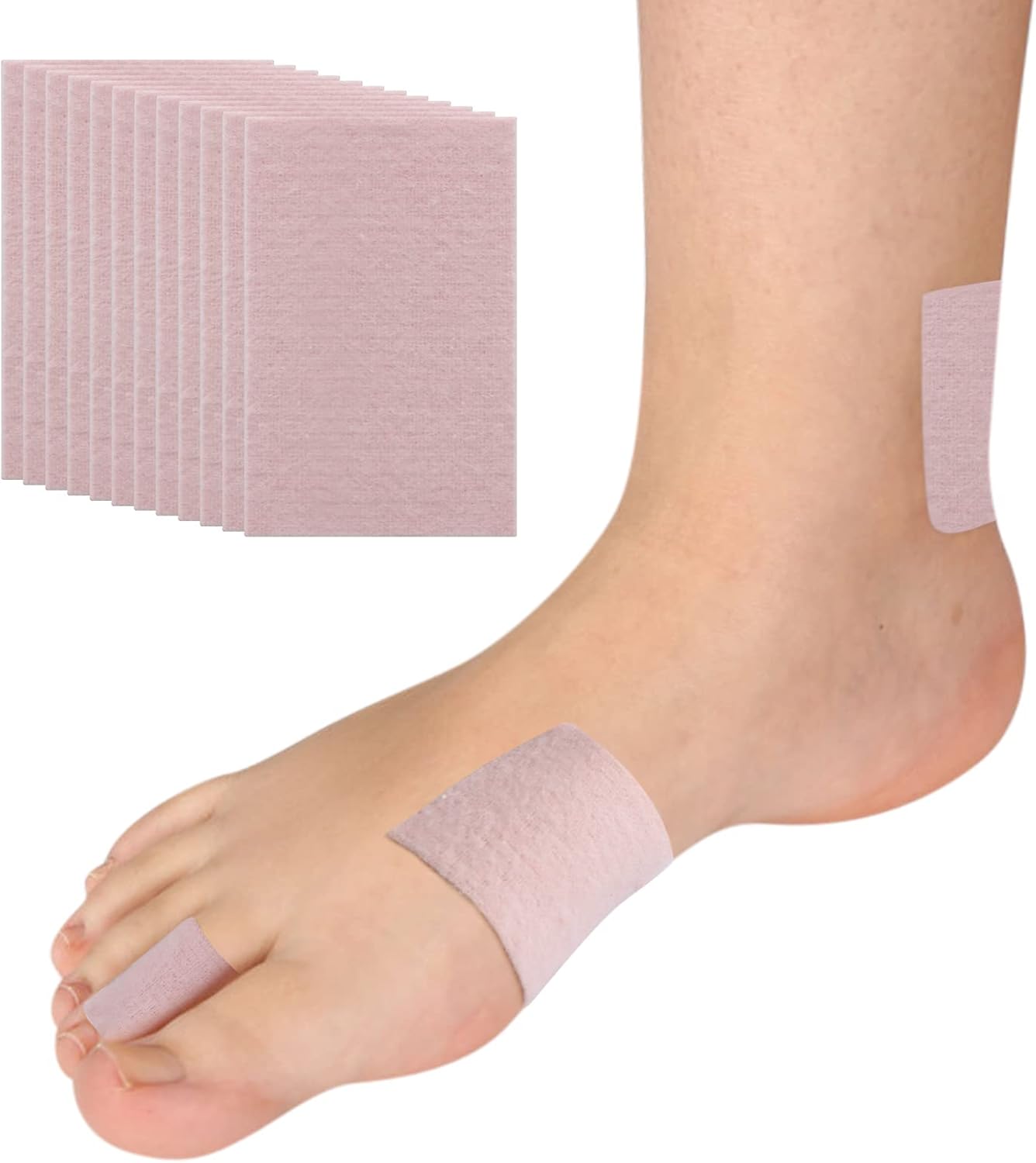 Sibba 30 Sheets Precut Moleskin for Blisters for Feet Blister