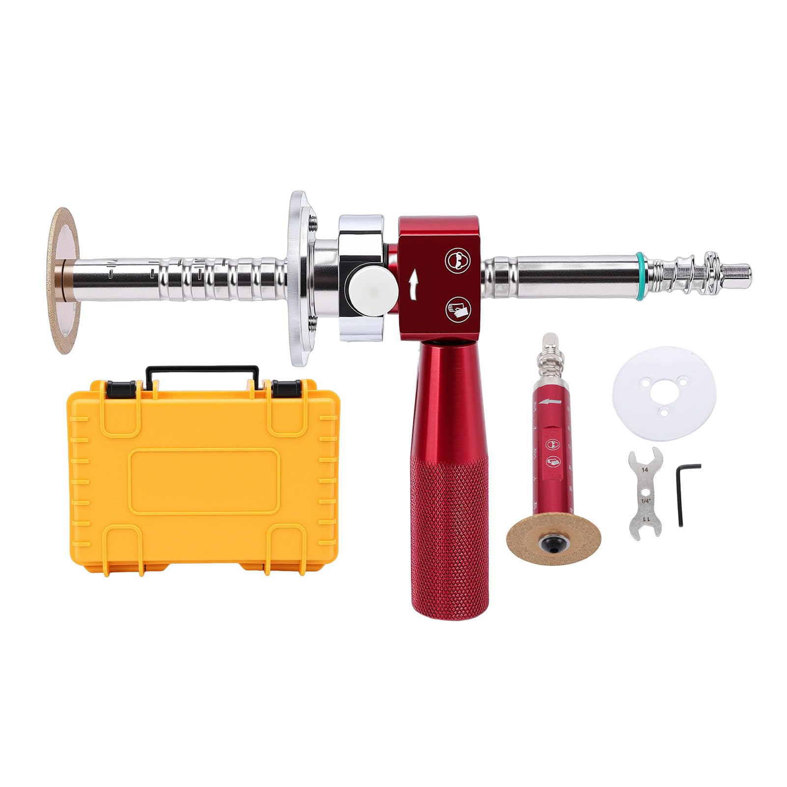 Cortatubos Interior con de Acero Inoxidable, Cortatubos Interno Ajustable para Corte Preciso de Tubos de PVC y ABS, Adecuado para Bricolaje y Uso Profesional